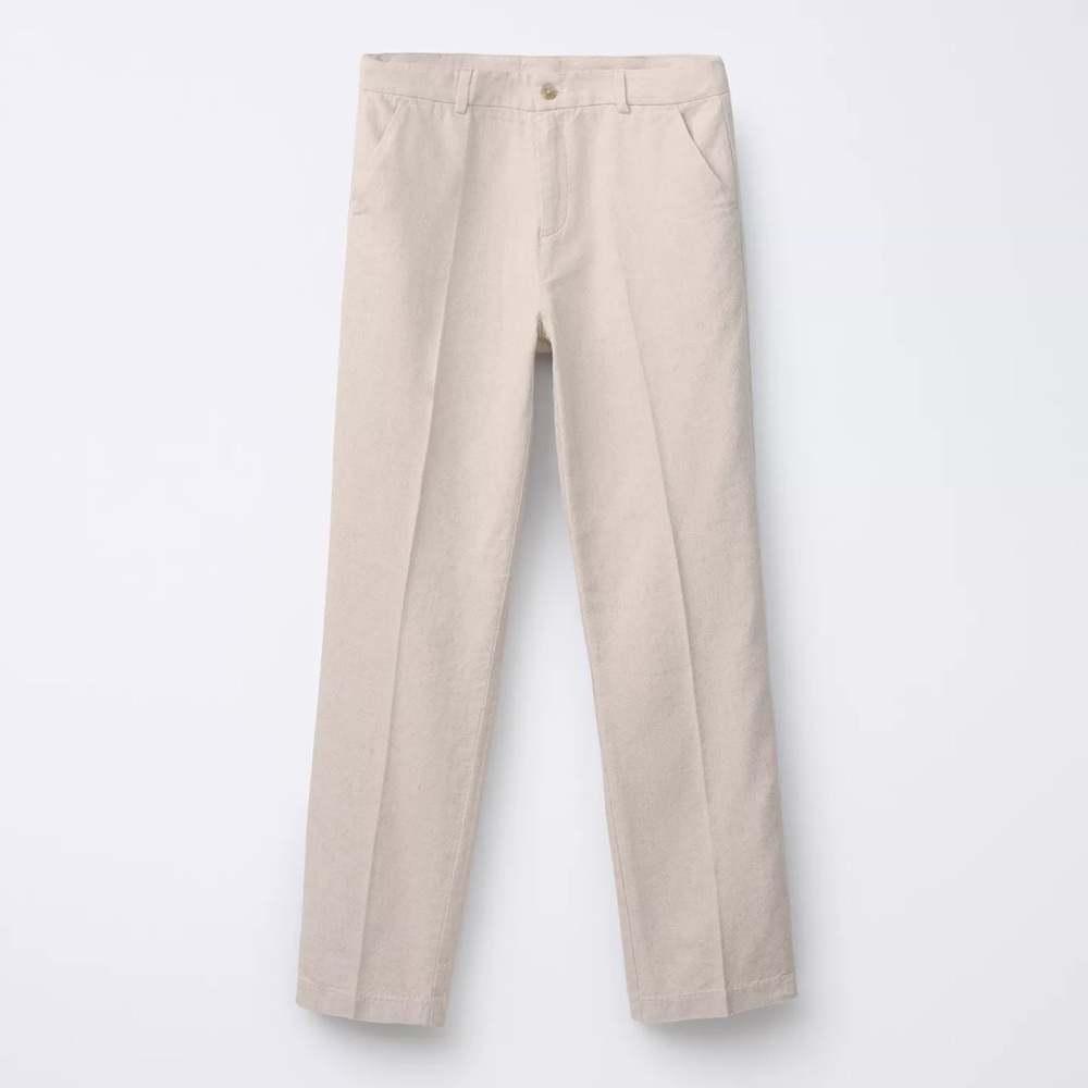 Zara kids cotton linen blend suit pants - Size 13-14 Years